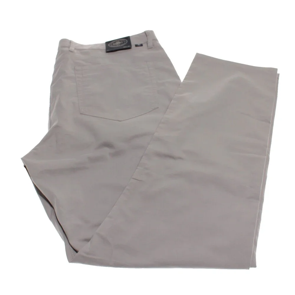 Faherty NWT 5 Pocket Jean Cut Pants Size 38 US Movement in Gray Cotton Blend